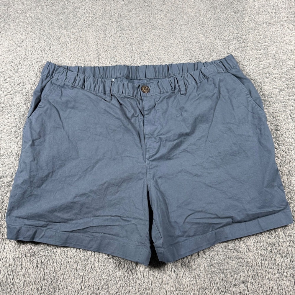 Chubbies Everywear Shorts Mens XXL Blue Grey 5.5 Inch Inseam Elastic Waist Casua